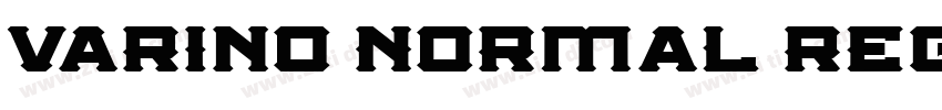 Varino Normal Regula字体转换